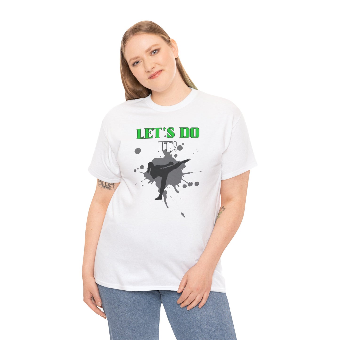 Let's Do It quote Unisex Heavy Cotton Tee