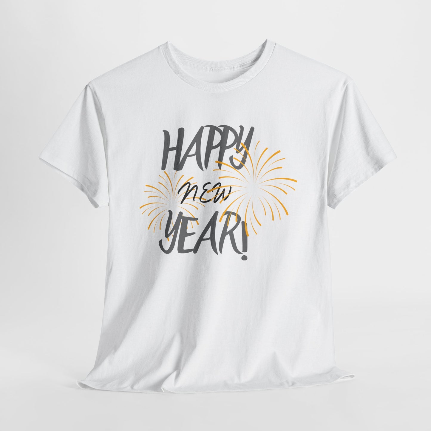 Happy New Year Unisex Heavy Cotton Tee