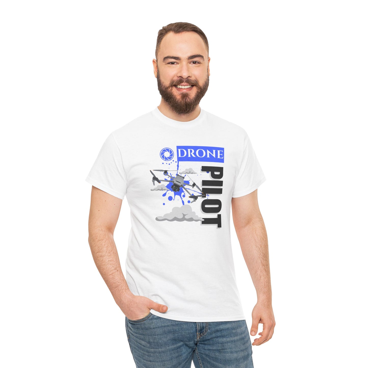 Drone Pilot Unisex Heavy Cotton Tee