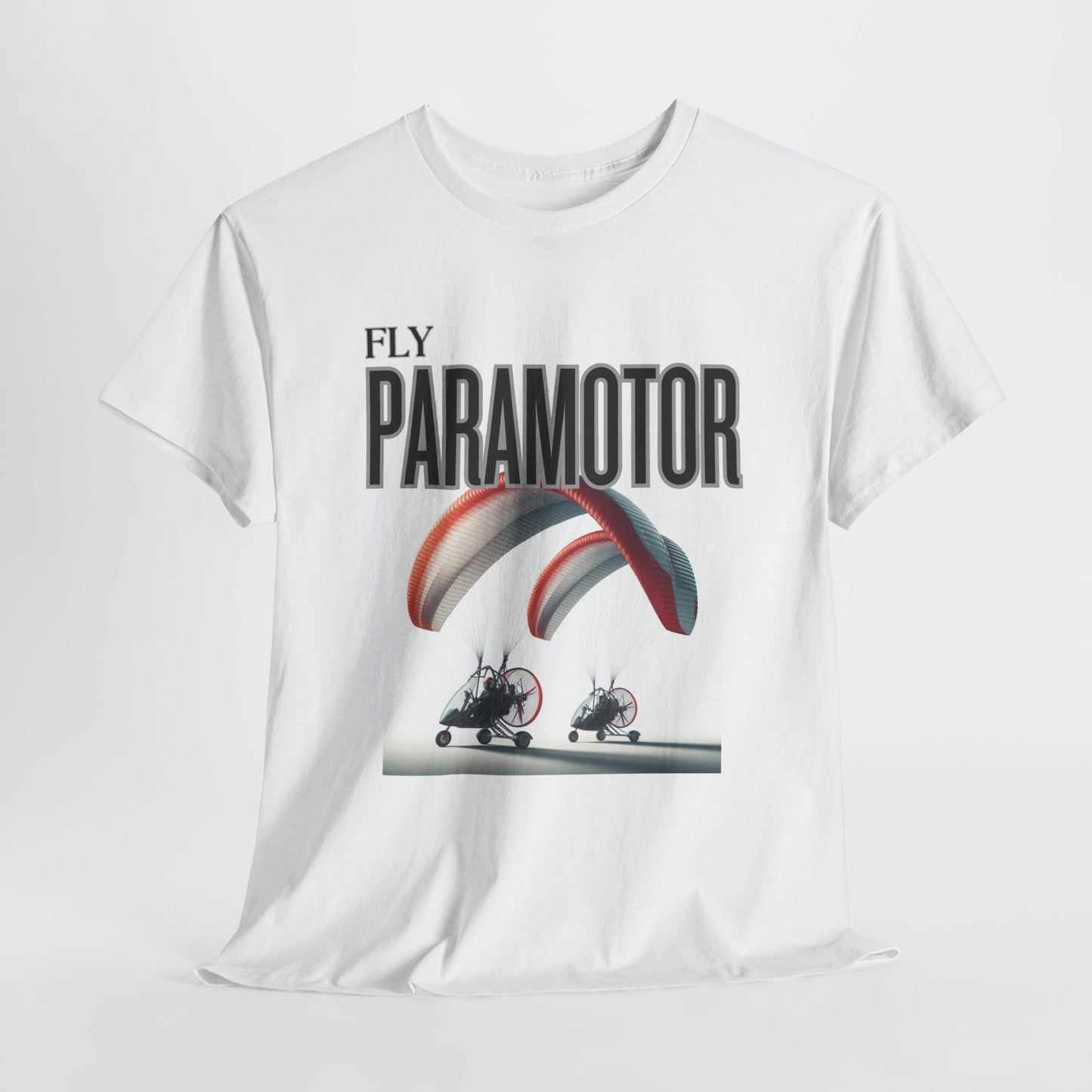 Fly Paramotor Unisex Heavy Cotton Tee