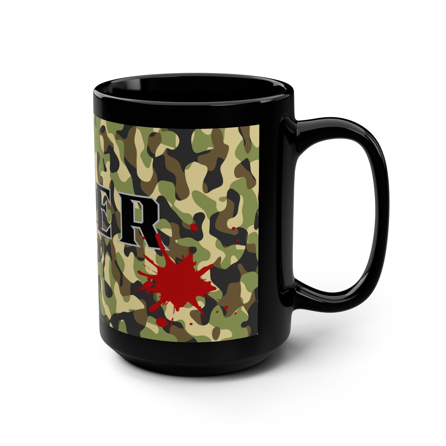 Sniper Paintball / Black Mug, 15oz