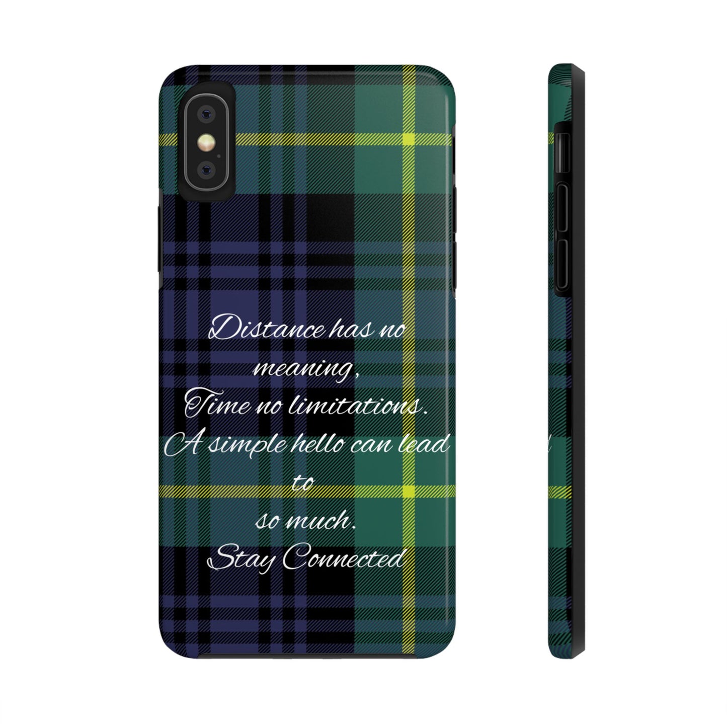 Green plaid version / Tough Phone Cases