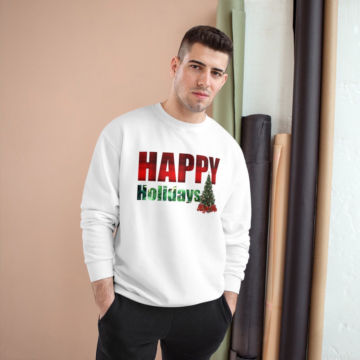 Happy Holidays / Champion Sweatshirt