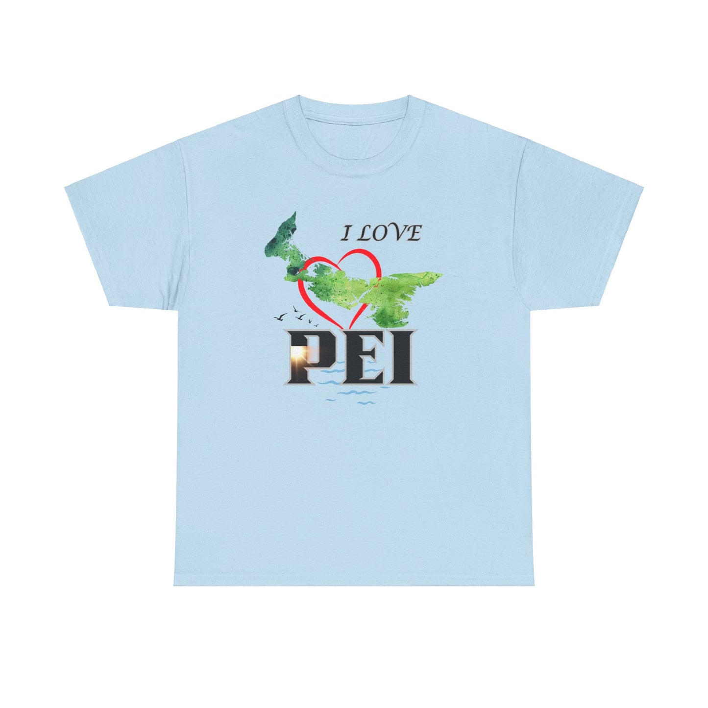 I Love PEI / Canada Unisex Heavy Cotton Tee