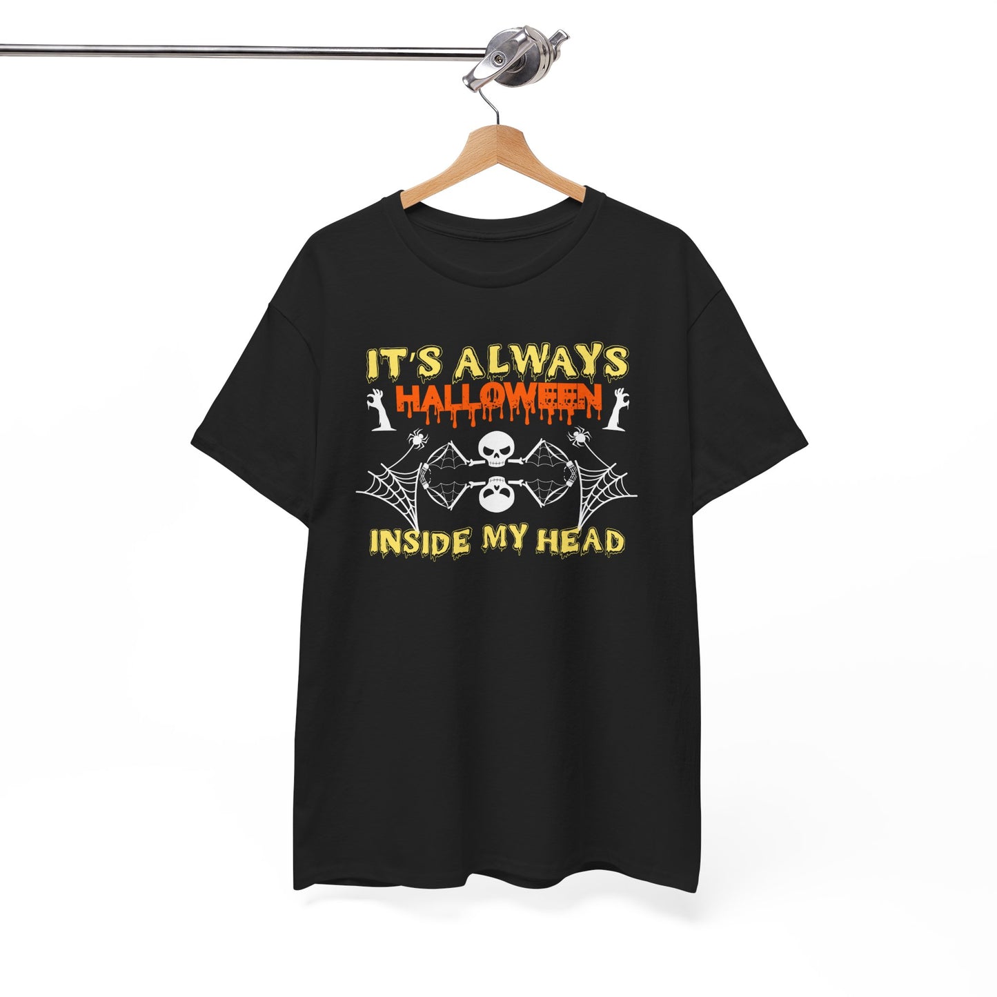 It's always halloween inside my head / Halloween Unisex Heavy Cotton Tee