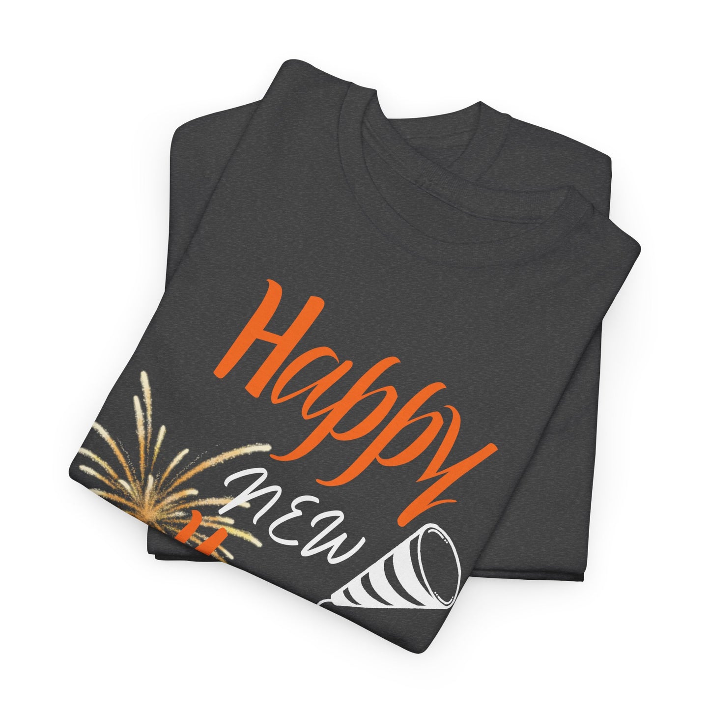 Happy New Year Unisex Heavy Cotton Tee