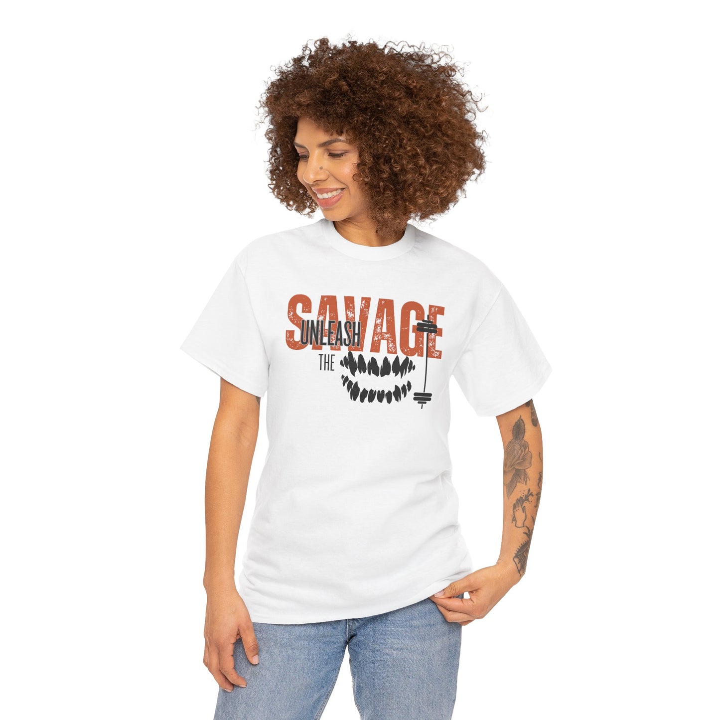 Unleash The Savage Unisex Heavy Cotton Tee