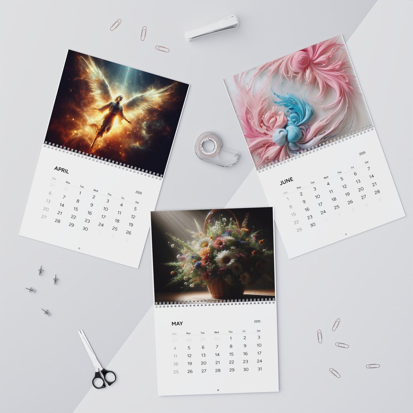 Beautiful AI Creations 3 / Wall Calendars (2025)