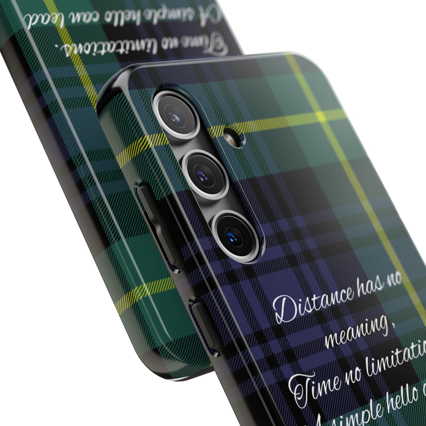 Green plaid version / Tough Phone Cases