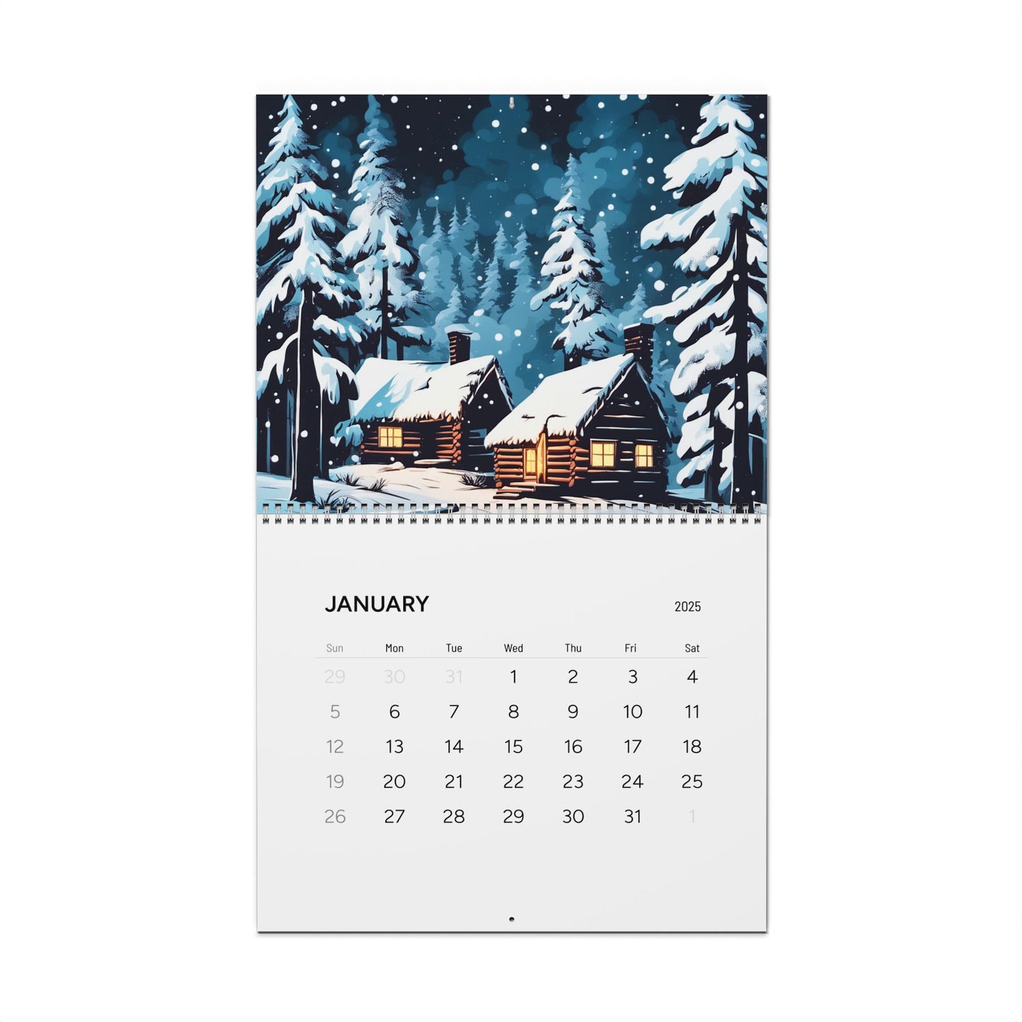 Cozy Cabin / Wall Calendars (2025)