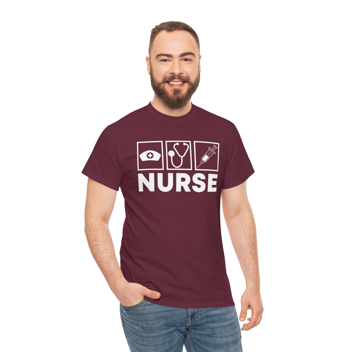 Nurse Unisex Heavy Cotton Tee