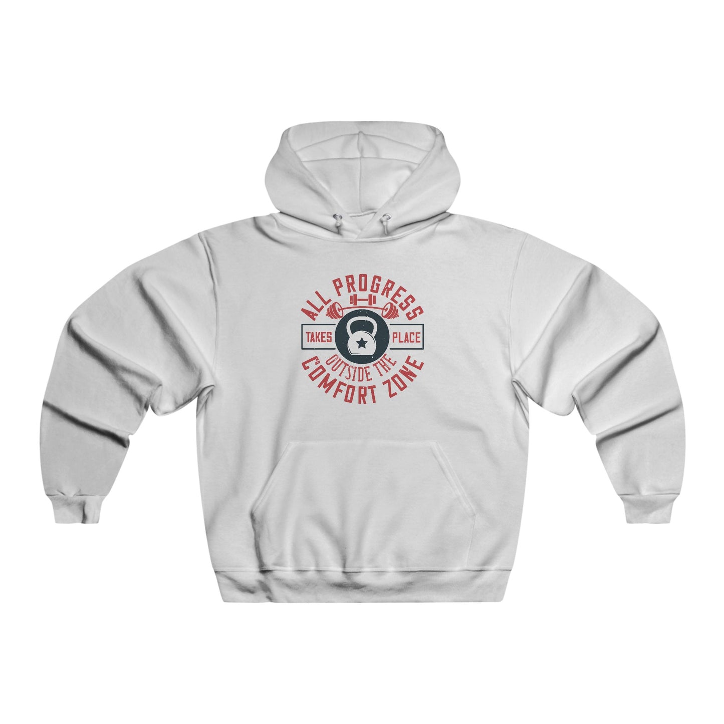 All progress takes place outside the comfort zone / Men's NUBLEND® Hooded Sweatshirt