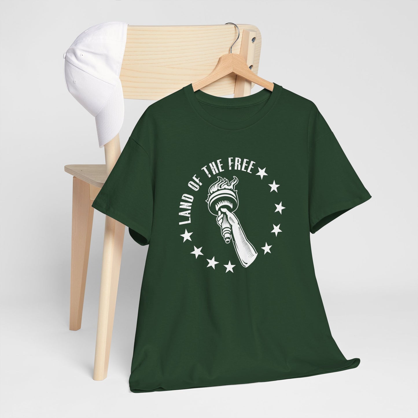 Land of the Free Unisex Heavy Cotton Tee