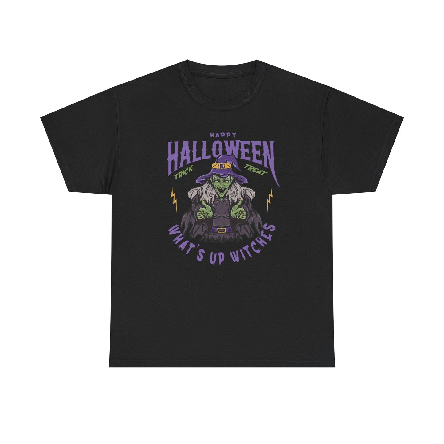 What's up Witches / Halloween Unisex Heavy Cotton Tee