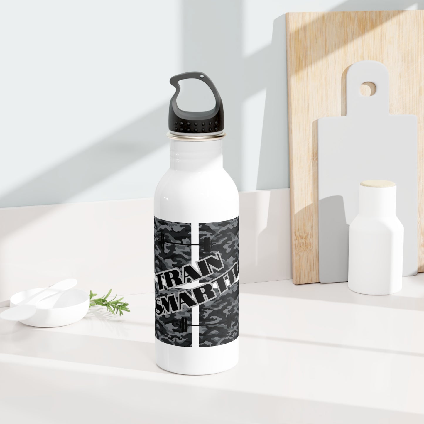 Train Smarter / Stainless Steel Water Bottle