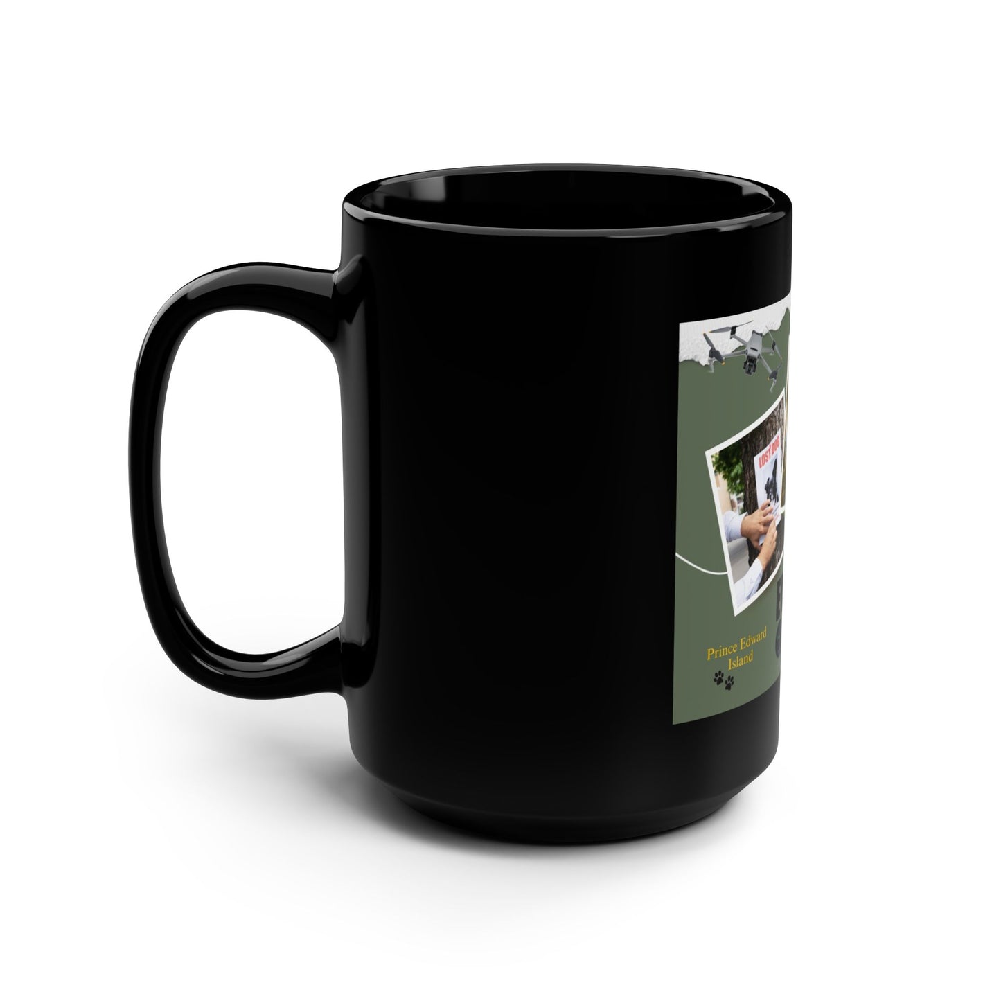 Eye In The Sky / Black Mug, 15oz