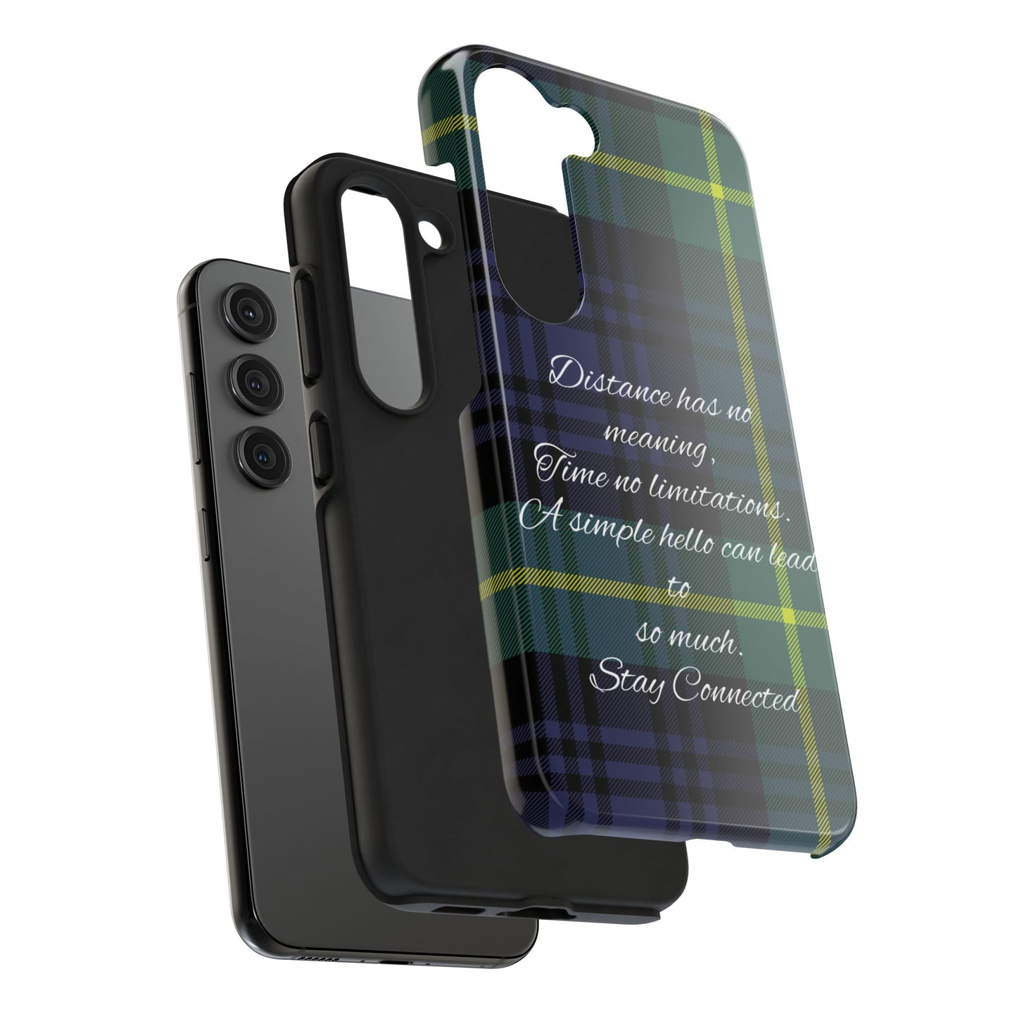 Green plaid version / Tough Phone Cases