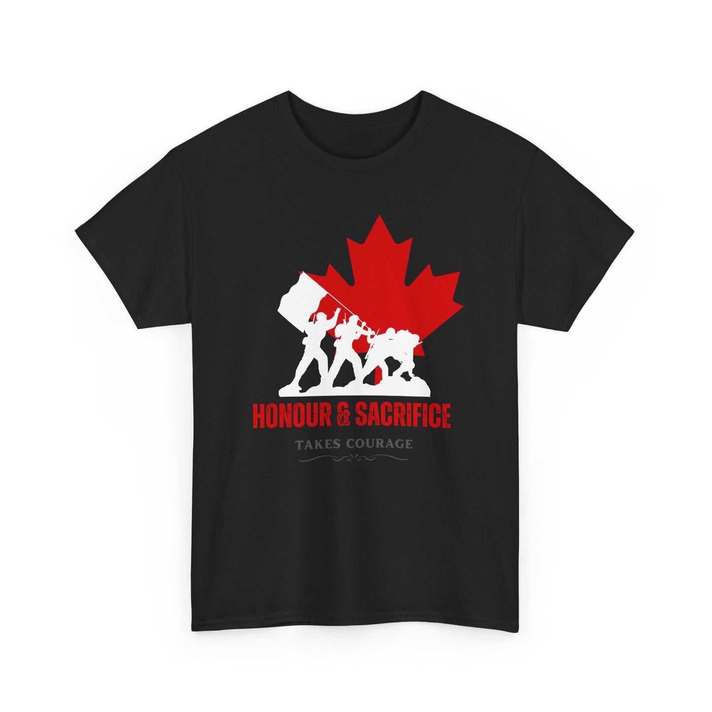 Honour and Courage Unisex Heavy Cotton Tee