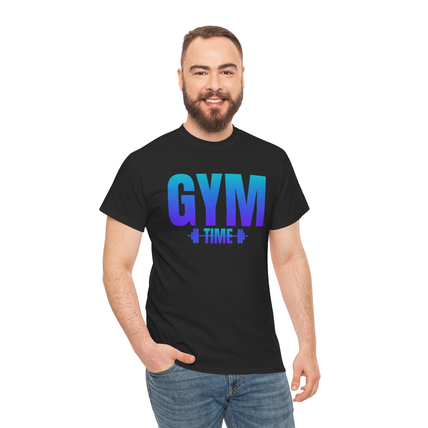 Gym Time / Bodybuilding Unisex Heavy Cotton Tee