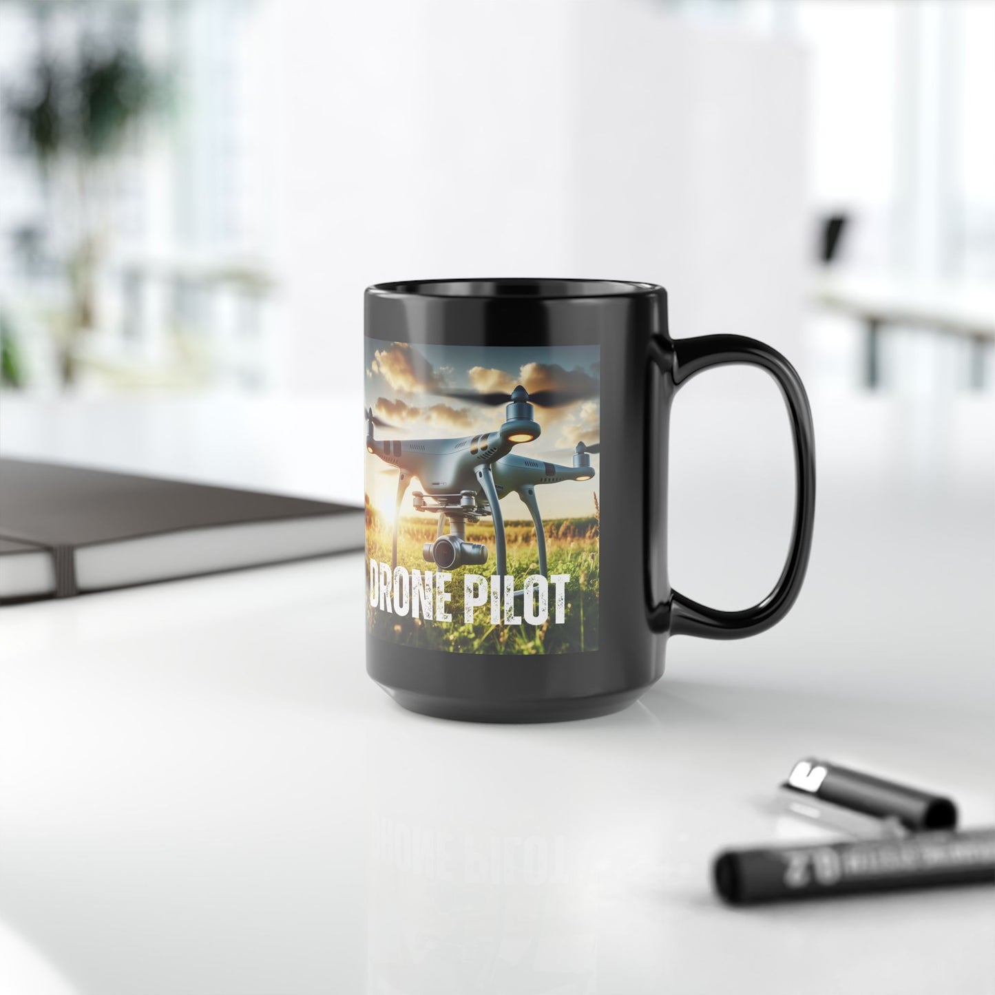 Drone Pilot / Black Mug, 15oz