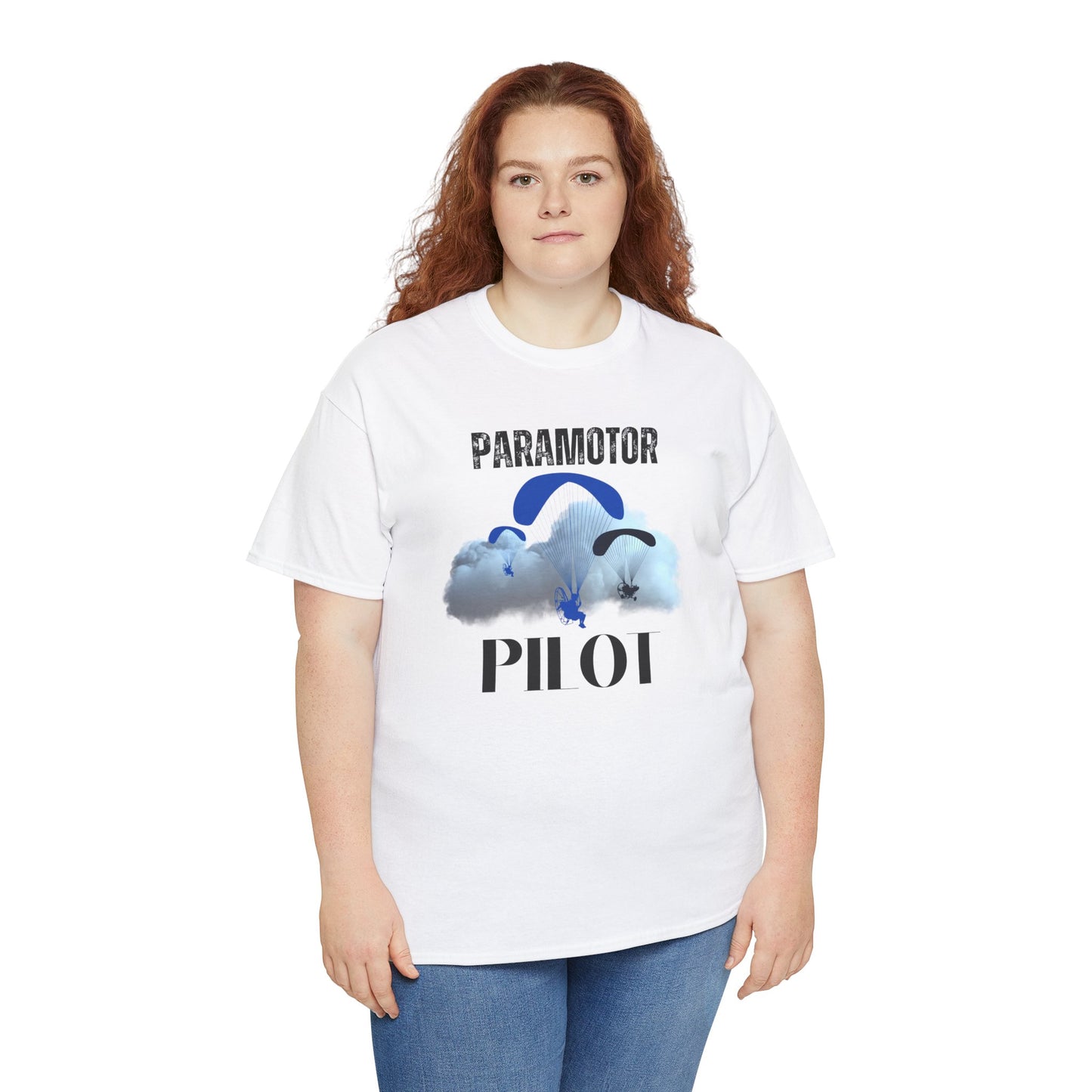 Paramotor Pilot Unisex Heavy Cotton Tee