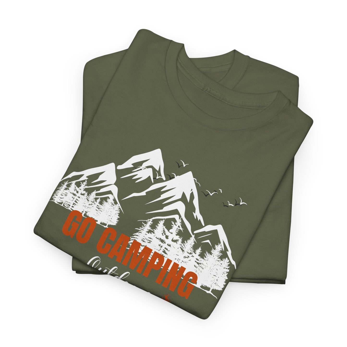 Go Camping Outdoors Unisex Heavy Cotton Tee