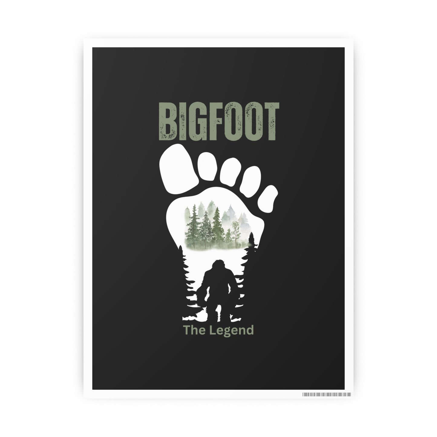 BIGFOOT The Legend / Photo Art Paper Posters