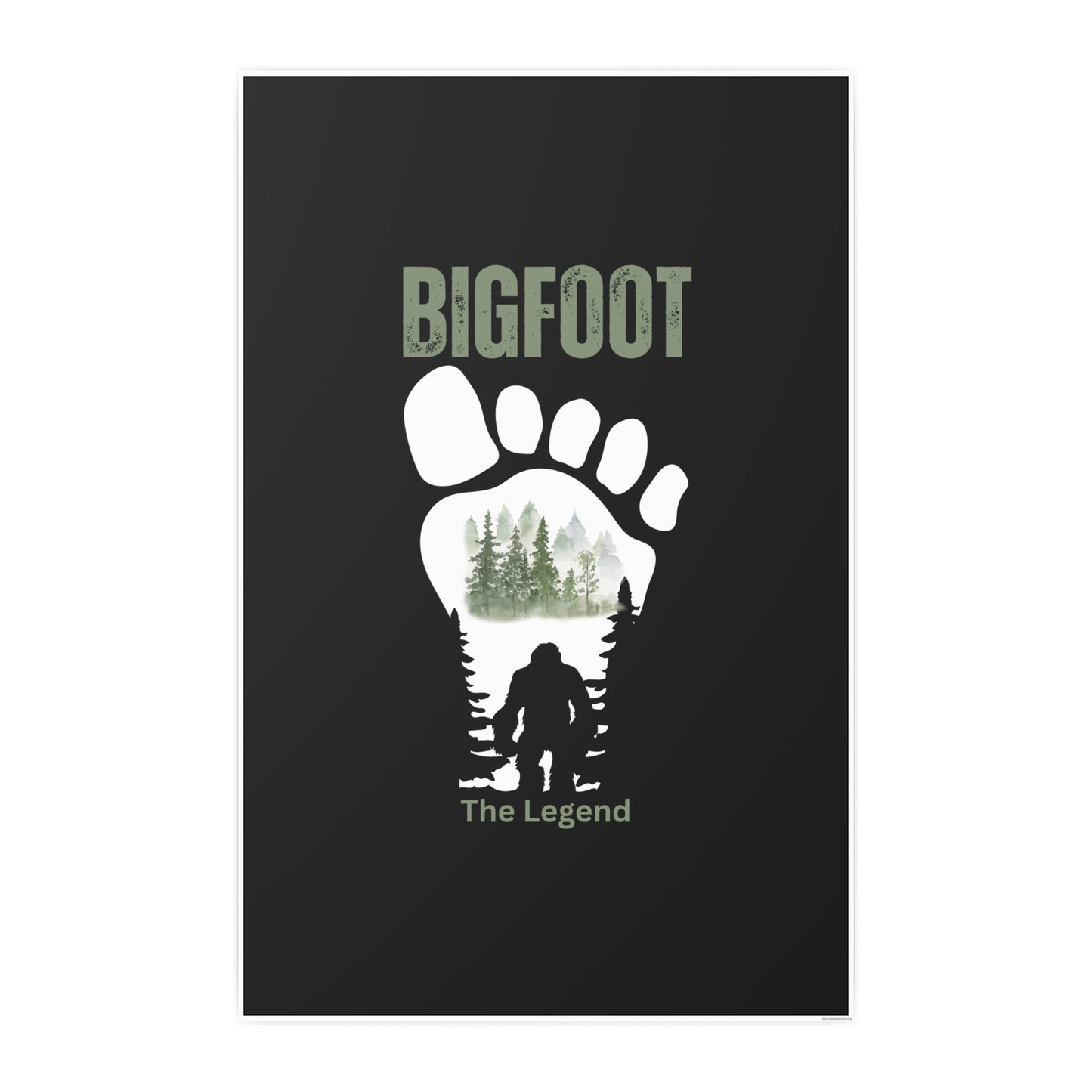 BIGFOOT The Legend / Photo Art Paper Posters