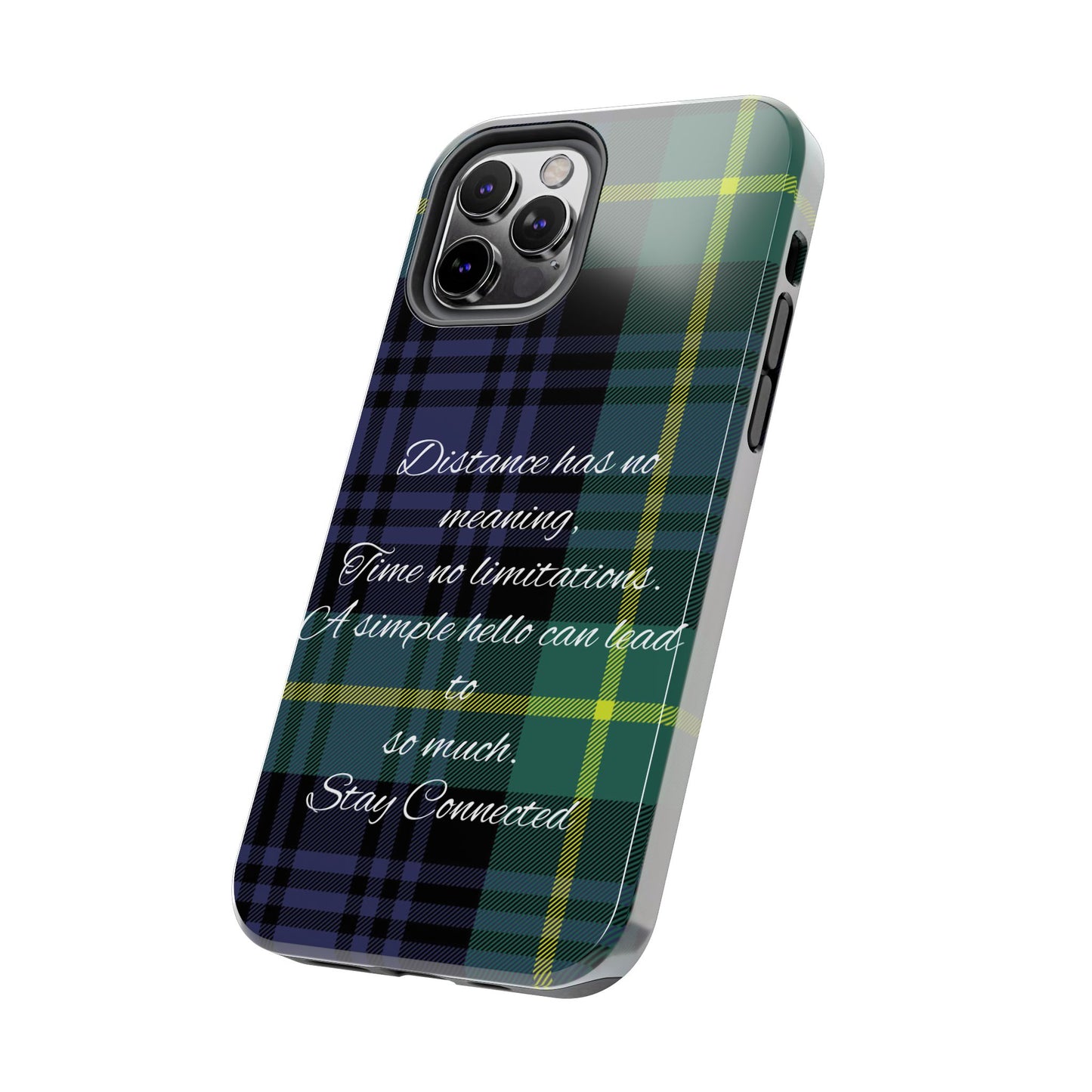 Green plaid version / Tough Phone Cases