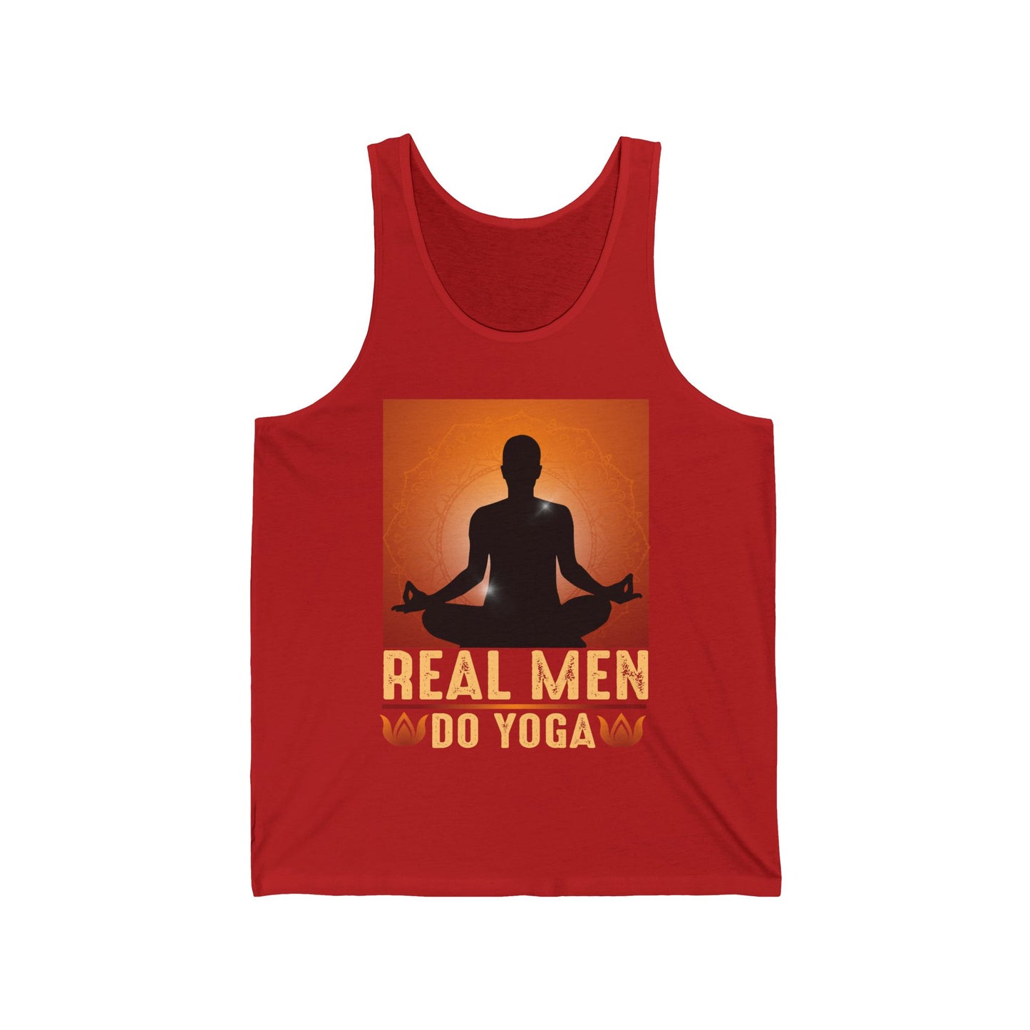 Real men do Yoga / Unisex Jersey Tank