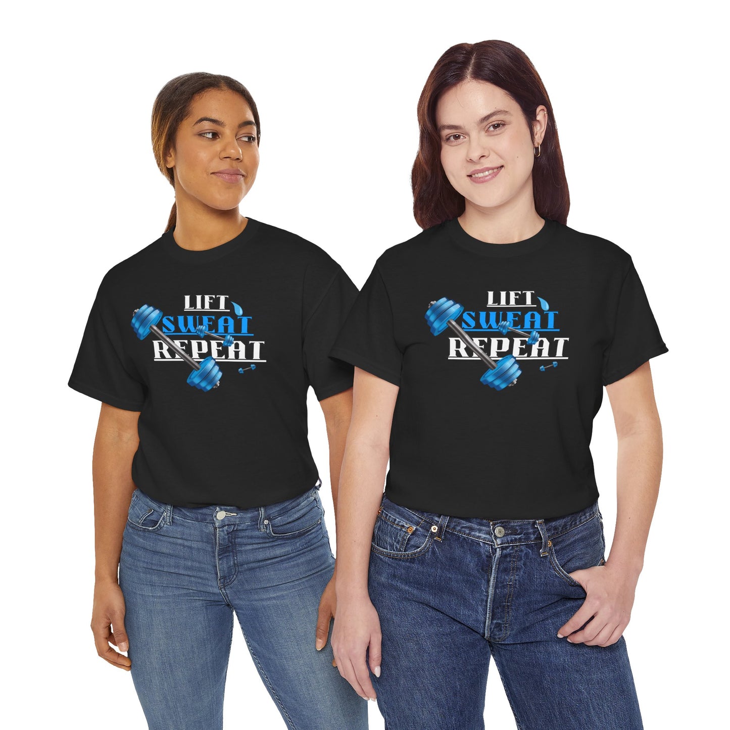 Lift Sweat Repeat Unisex Heavy Cotton Tee