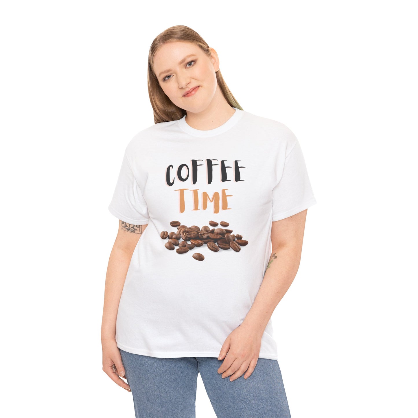 Coffee Time Unisex Heavy Cotton Tee