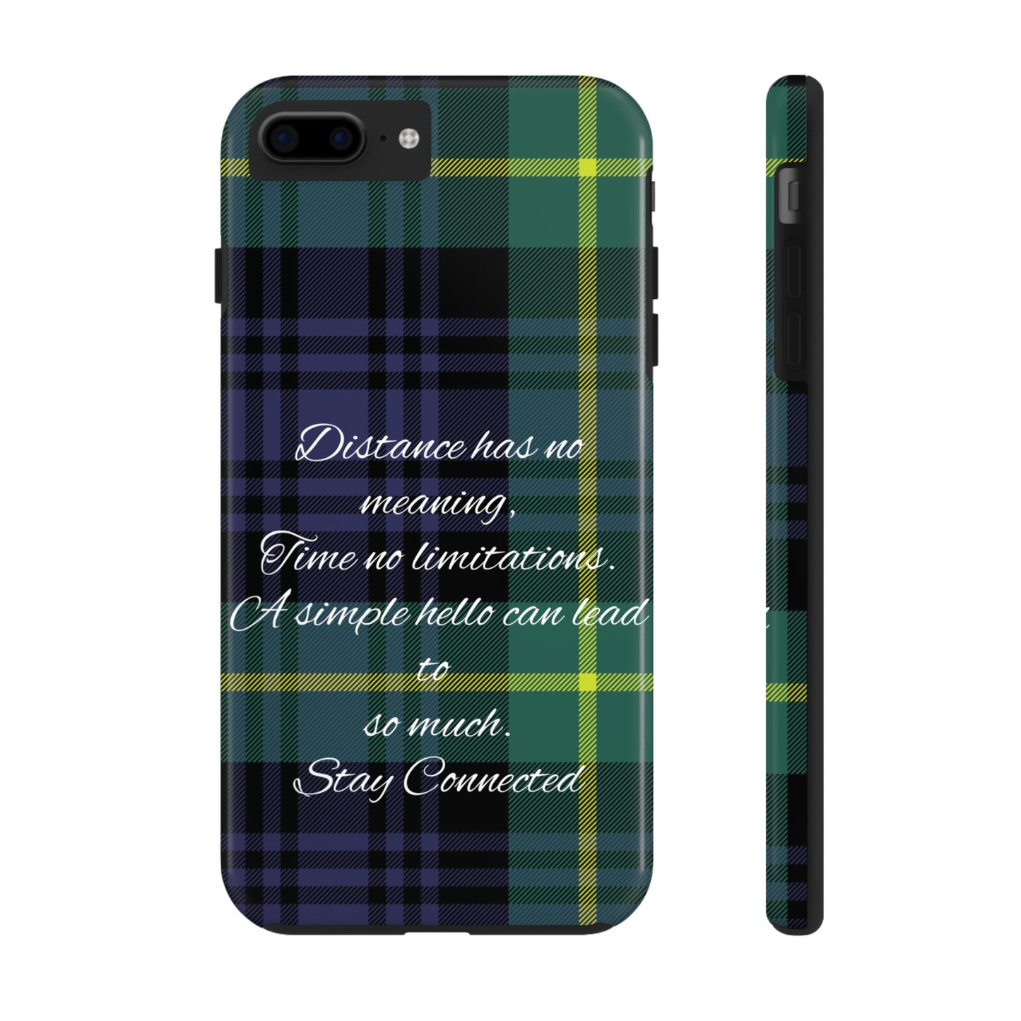 Green plaid version / Tough Phone Cases