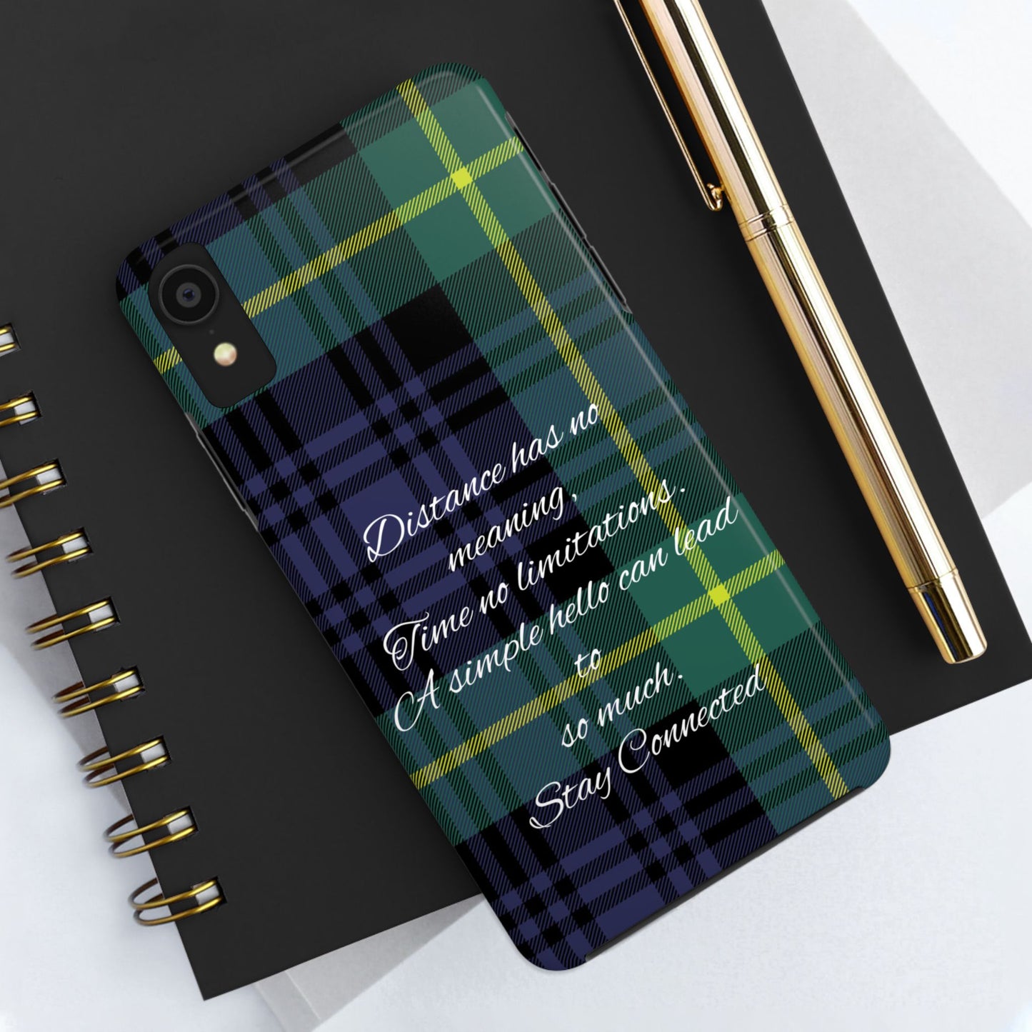 Green plaid version / Tough Phone Cases