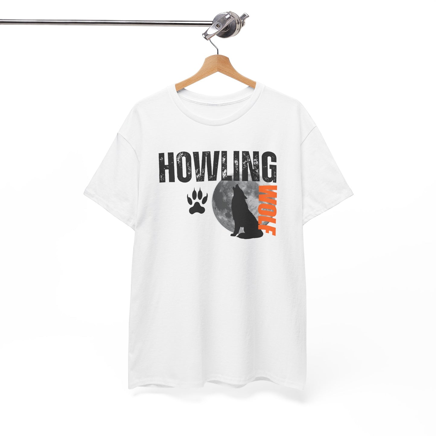 Howling Wolf Unisex Heavy Cotton Tee