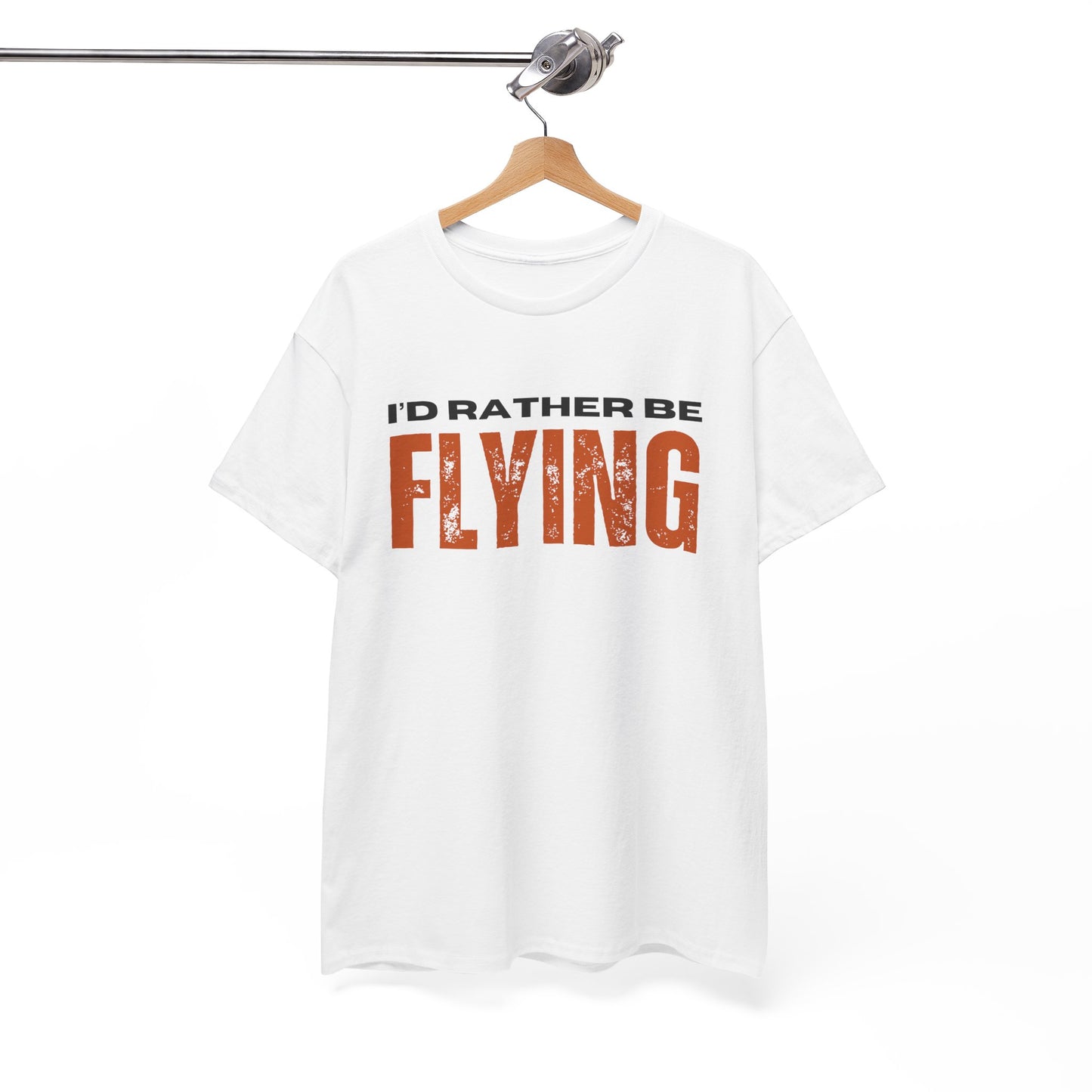 I'd Rather Be Flying Unisex Heavy Cotton Tee