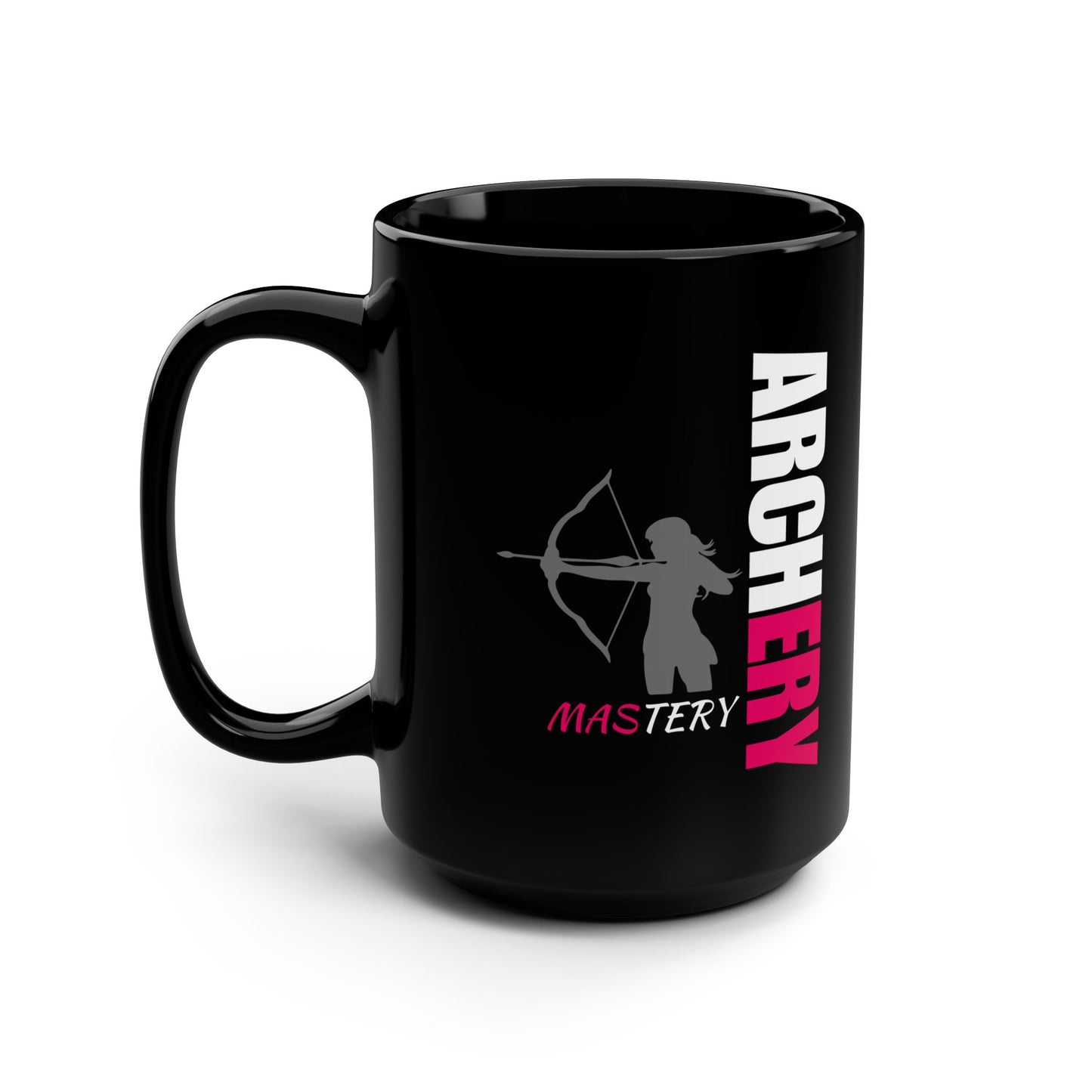 Archery Mastery / Black Mug, 15oz