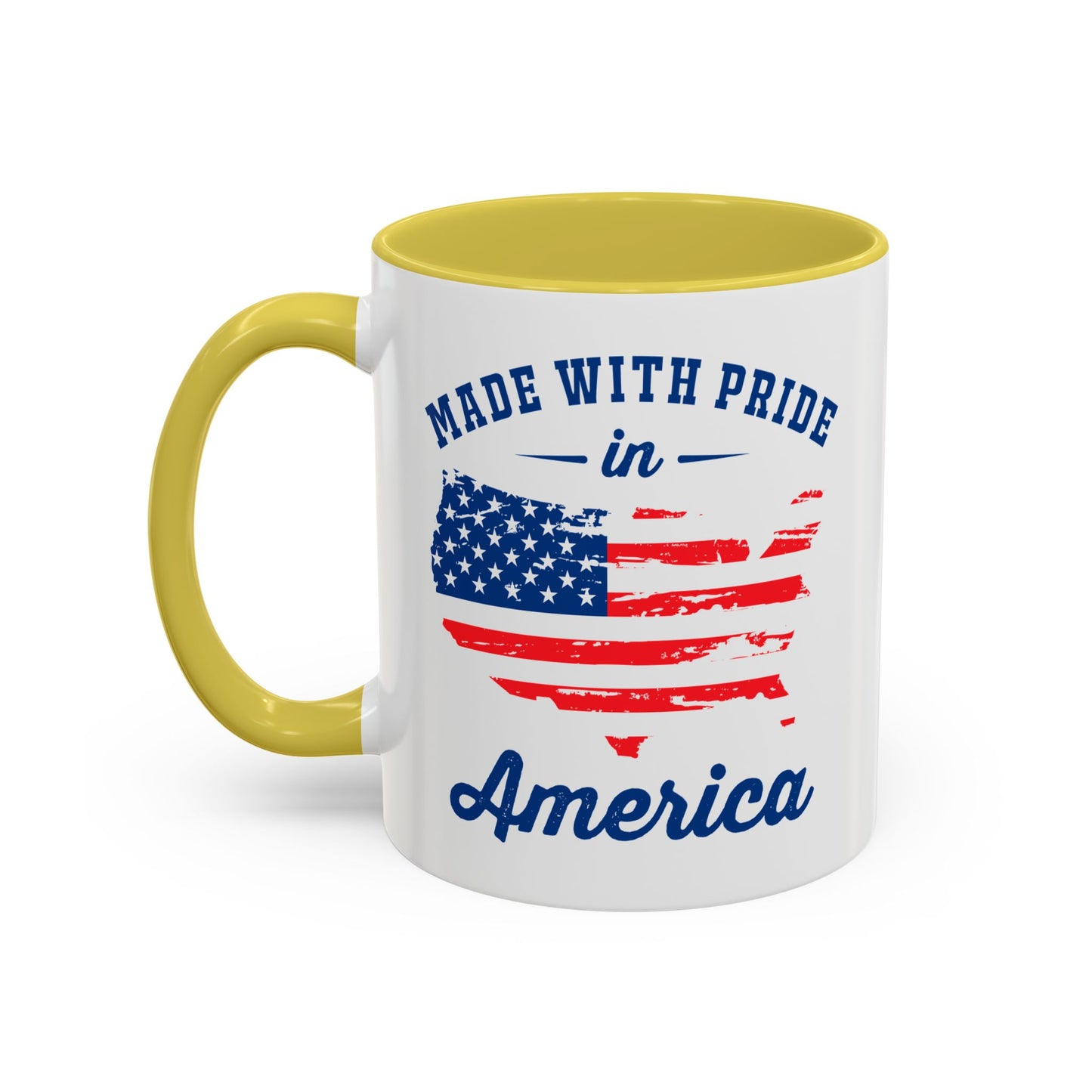 Made with pride in America / Colorful Mugs (11oz, 15oz)