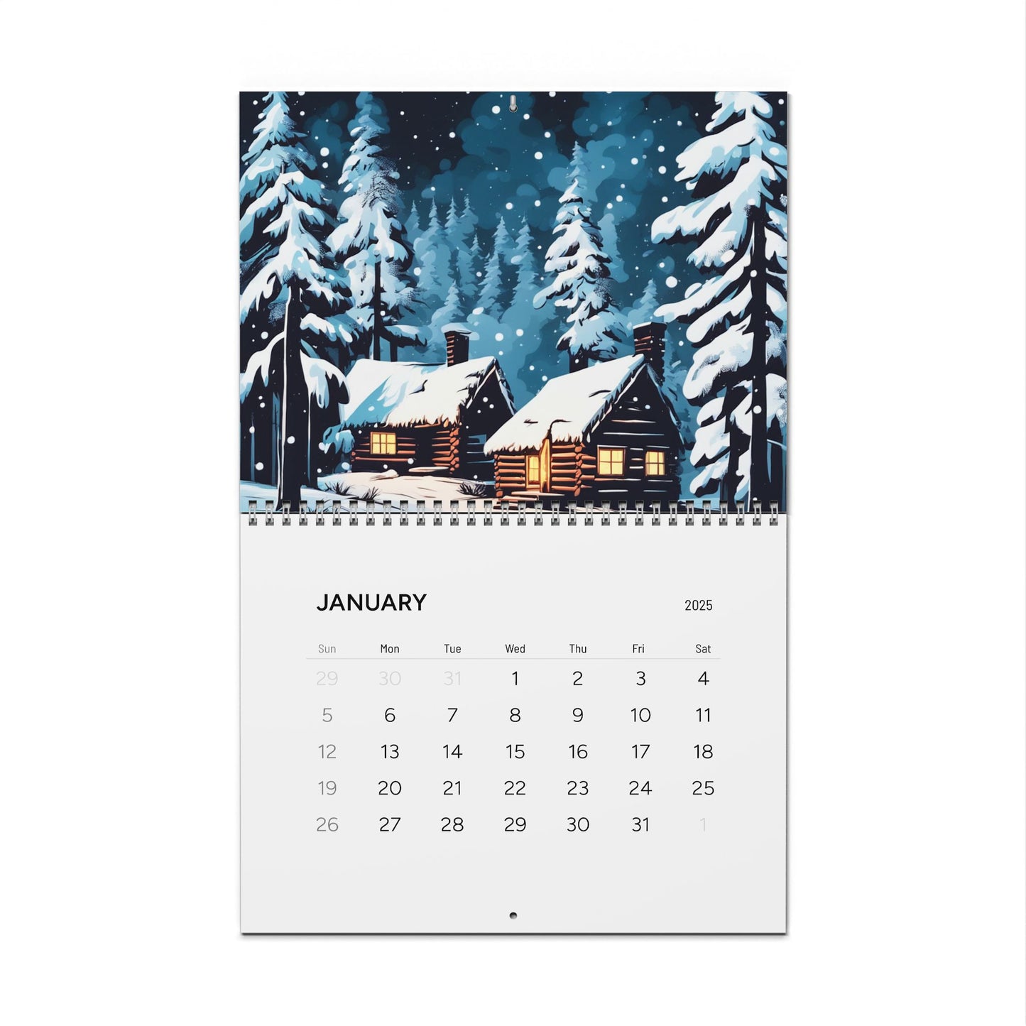 Cozy Cabin / Wall Calendars (2025)