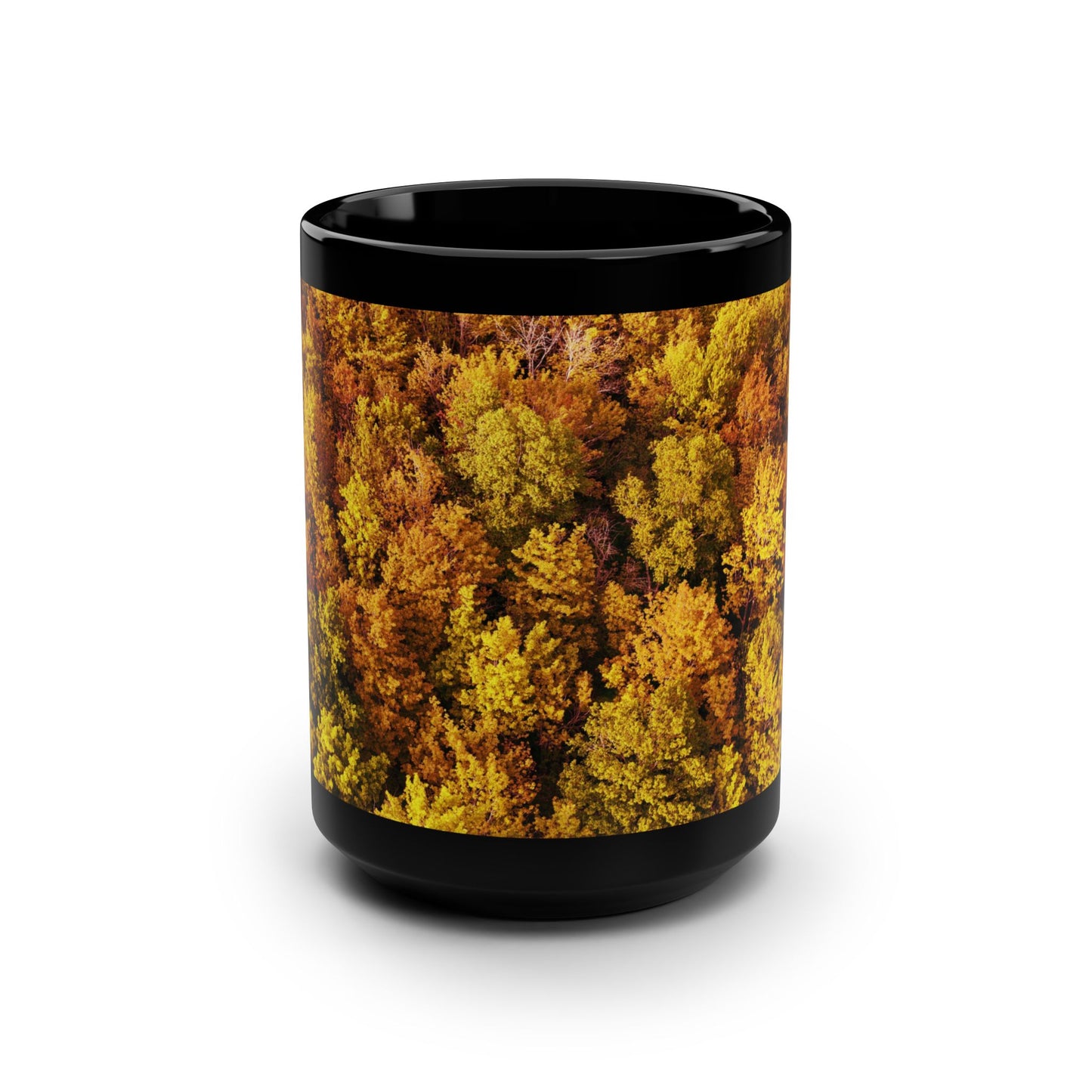 Autumn / Black Mug, 15oz