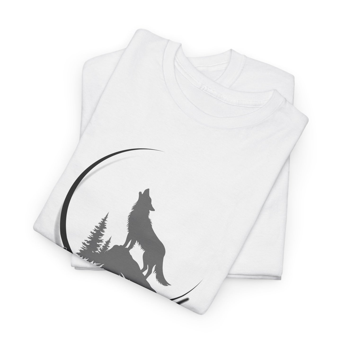 Howling Wolf Unisex Heavy Cotton Tee