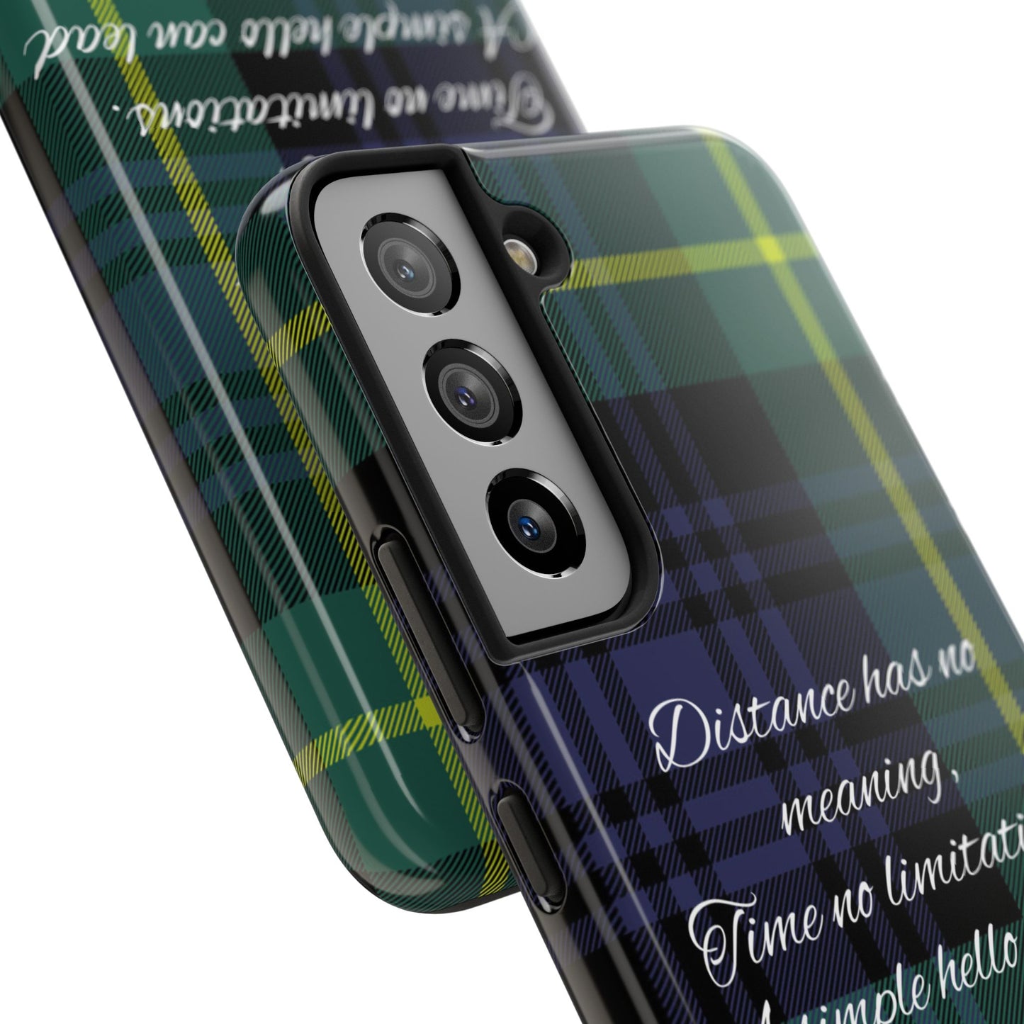 Green plaid version / Tough Phone Cases