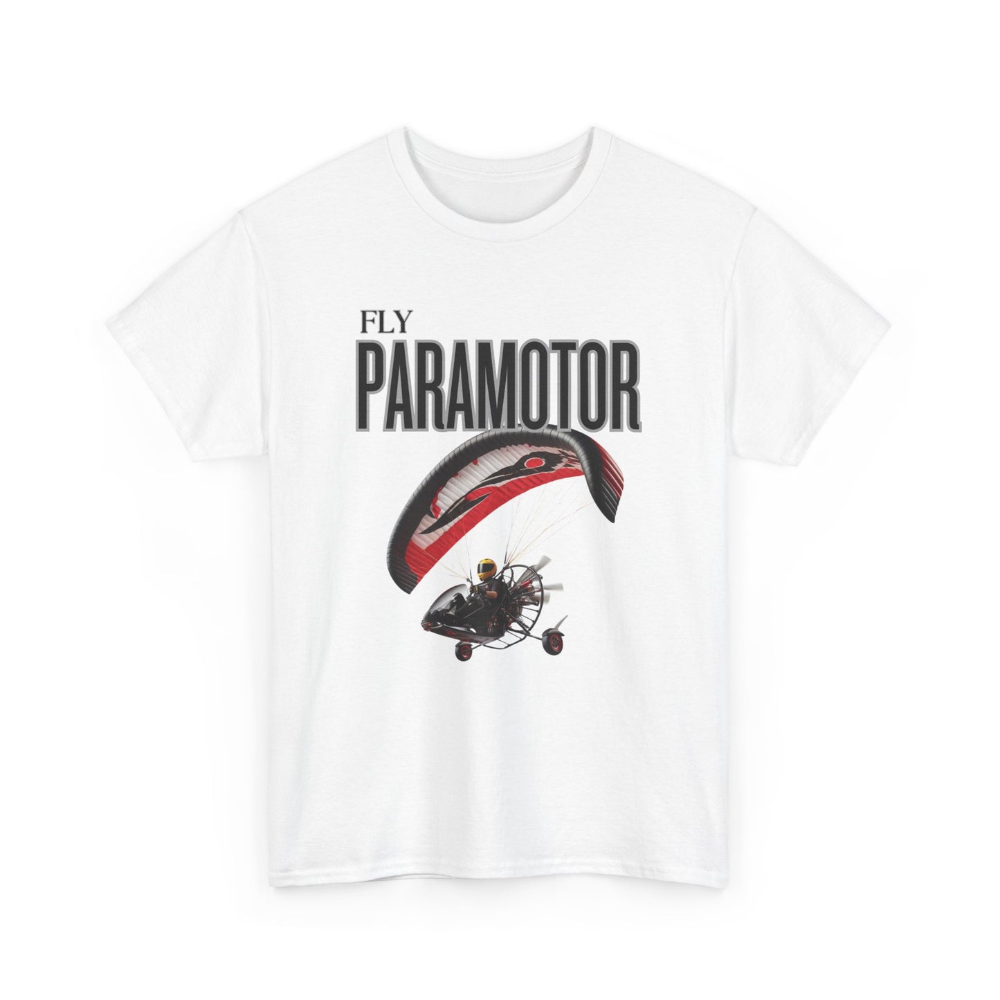 Fly Paramotor Unisex Heavy Cotton Tee