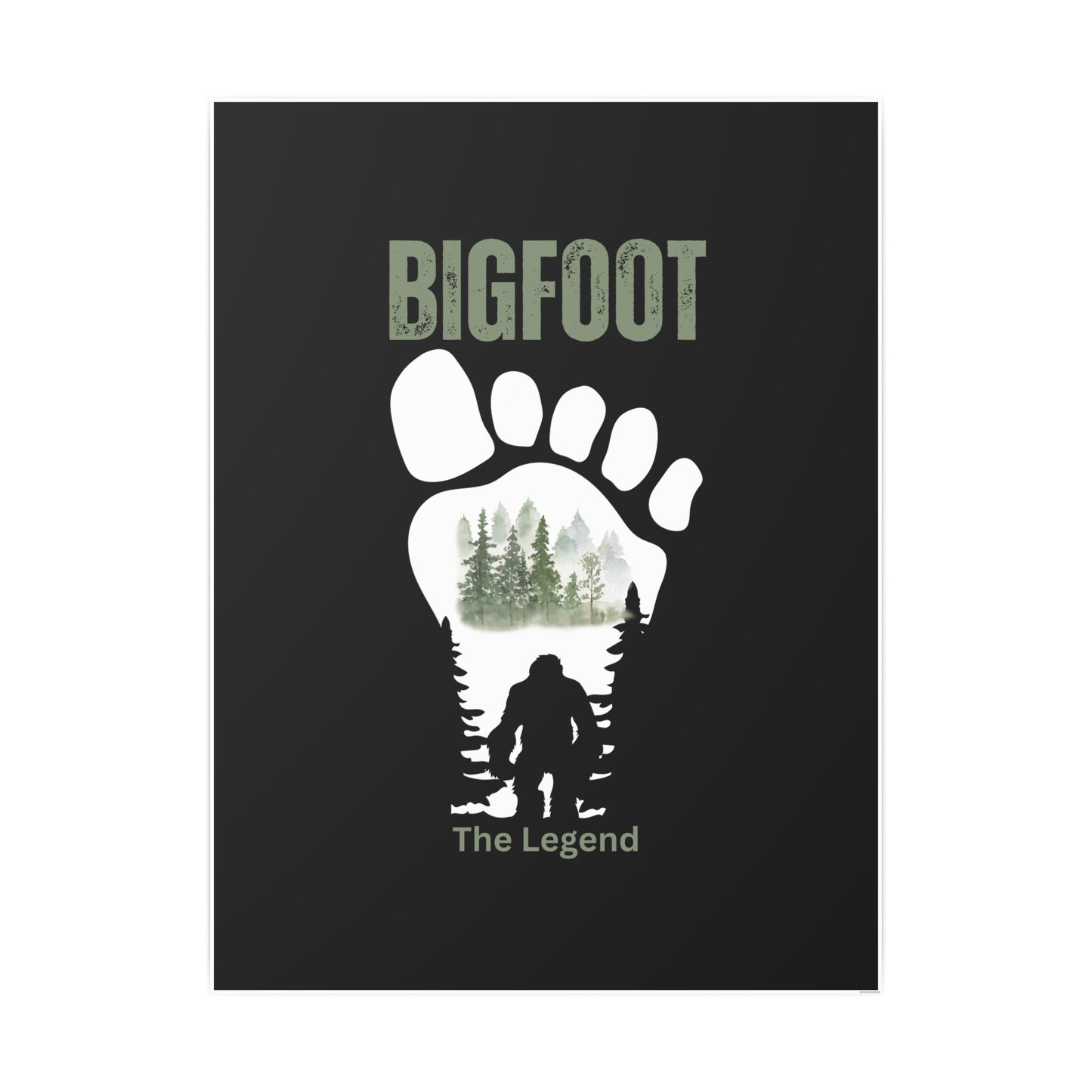 BIGFOOT The Legend / Photo Art Paper Posters