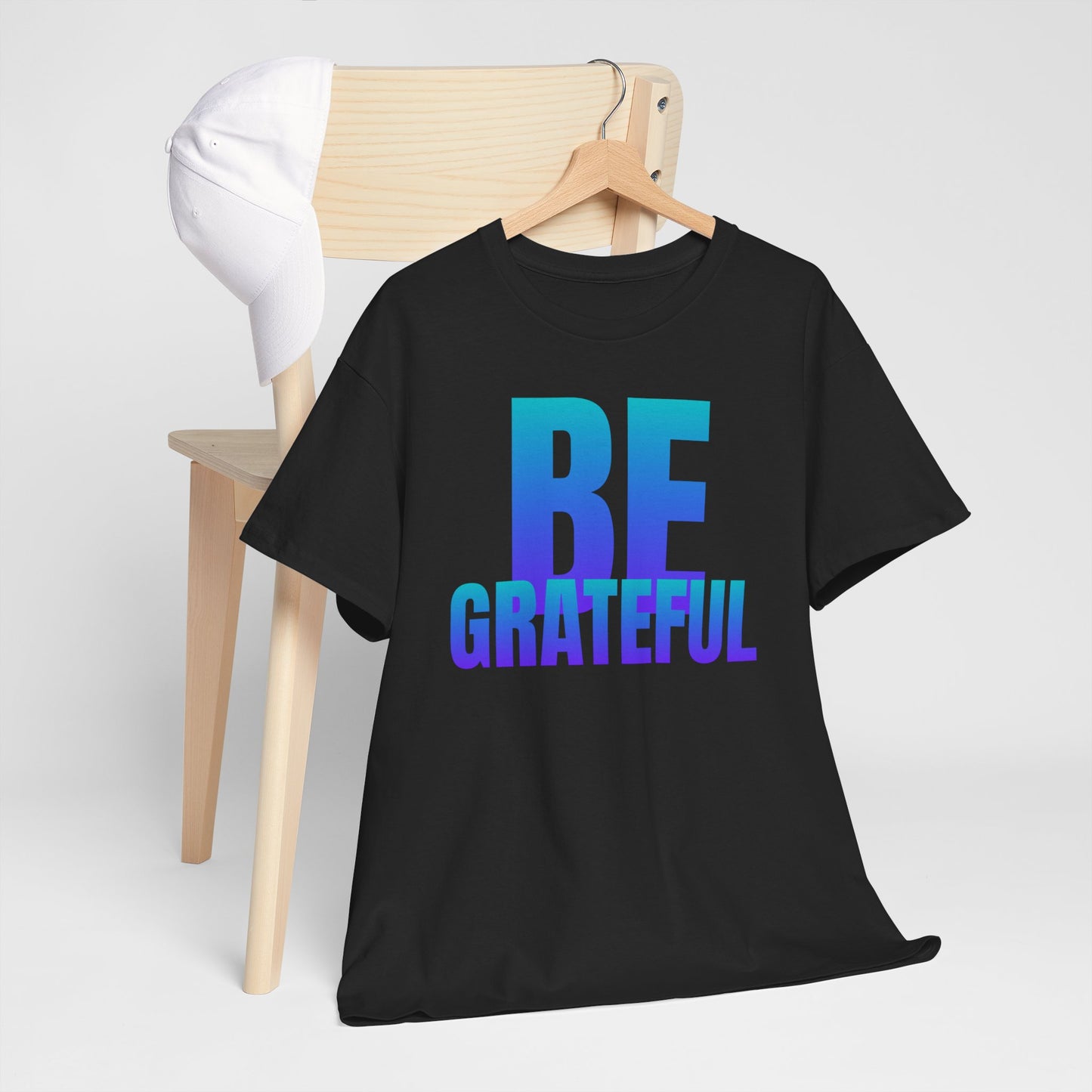 Be Grateful quote Unisex Heavy Cotton Tee