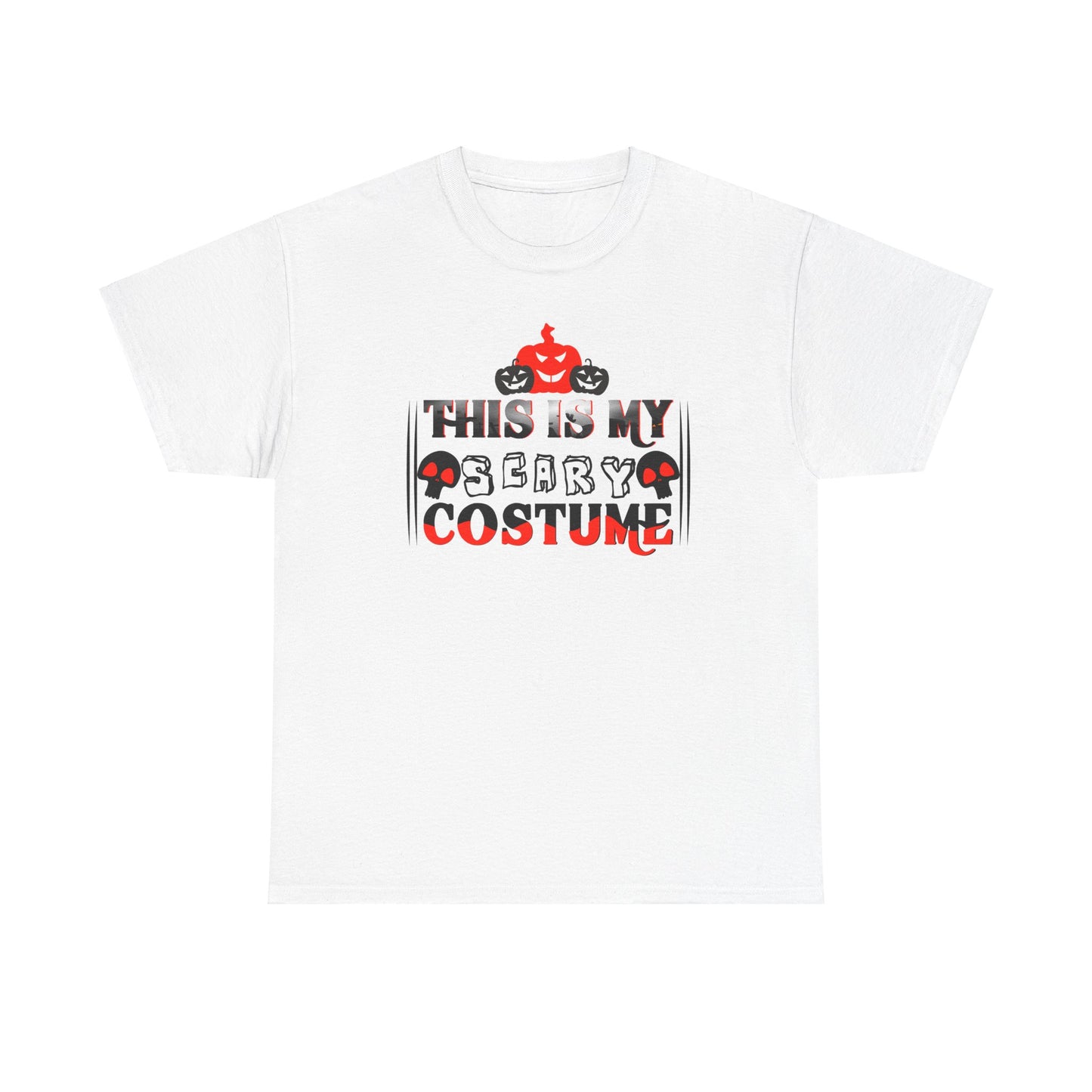 This is my scarry costume / Halloween Unisex Heavy Cotton Tee