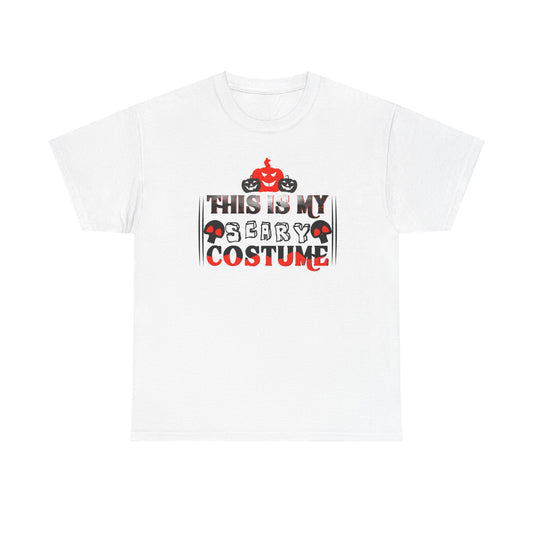 This is my scarry costume / Halloween Unisex Heavy Cotton Tee