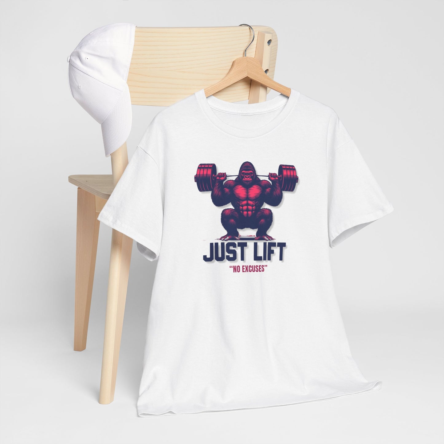 Just Lift / No Excusses Unisex Heavy Cotton Tee