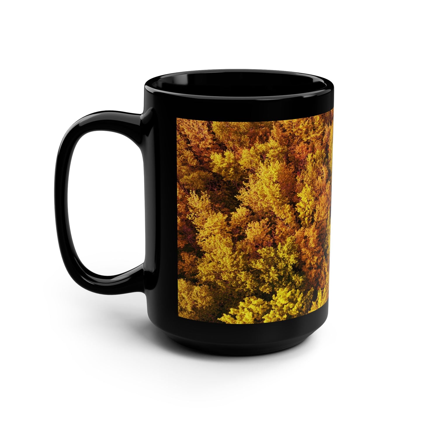 Autumn / Black Mug, 15oz