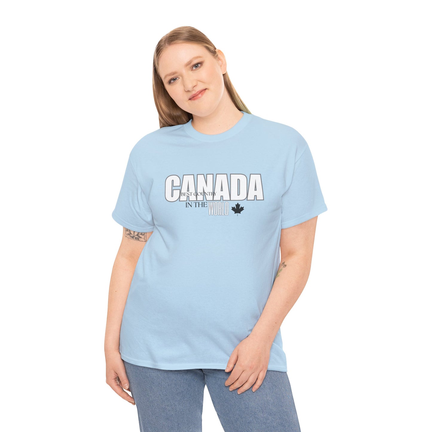 Canada Best Country In The World Unisex Heavy Cotton Tee